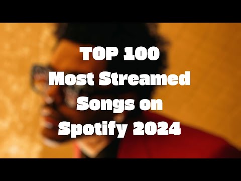 TOP 100 Most Streamed Songs of ALL TIME on Spotify [2024]