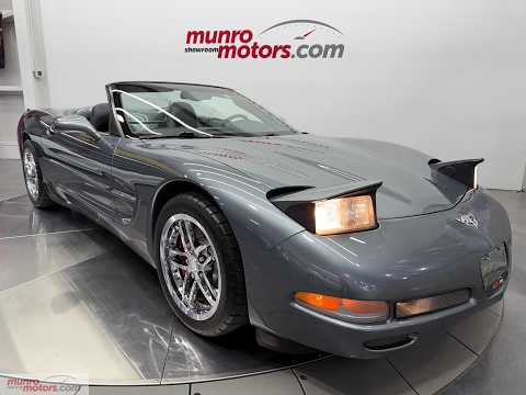 2003 Chevrolet Corvette 2dr Convertible in Gray for sale at Munro Motors in Brantford, ON