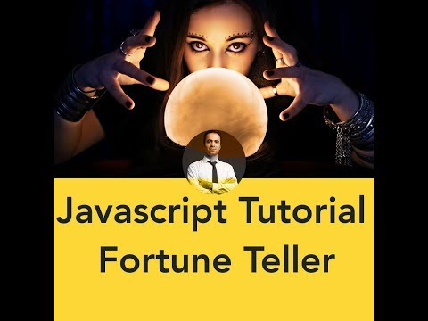 Javascript Video Tutorials A Fortune Teller