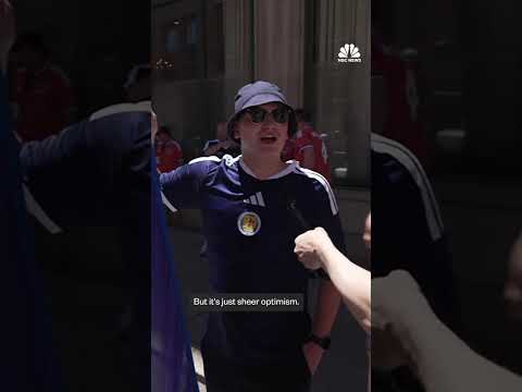 Tartan Army fans chanting and singing ahead of first World Cup match