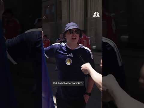 Tartan Army fans chanting and singing ahead of first World Cup match