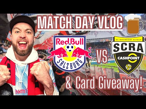 Thrilling Salzburg Match Day Experience: A Vlog to Remember! RB Salzburg V SC Altach & CARD GIVEAWAY