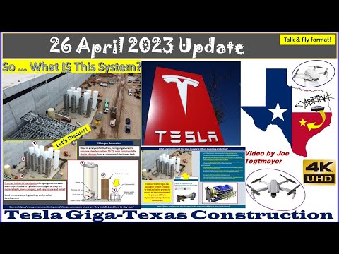 Big Crates Arrive, Main Entrance Work, & Cathode N2 Gen! 26 April 2023 Giga Texas Updates (08:35AM)