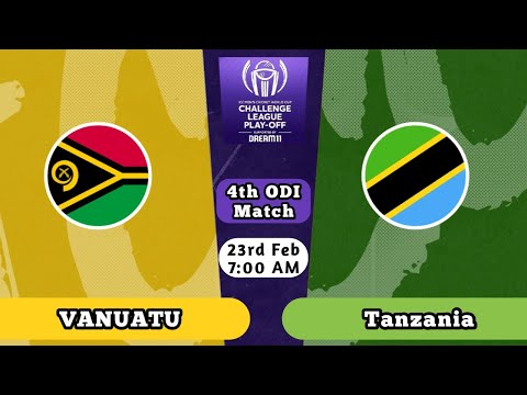 Vanuatu vs Tanzania | VAN vs TAN | ICC CWC Challenge League Play off Live Scorecard Streaming 2024