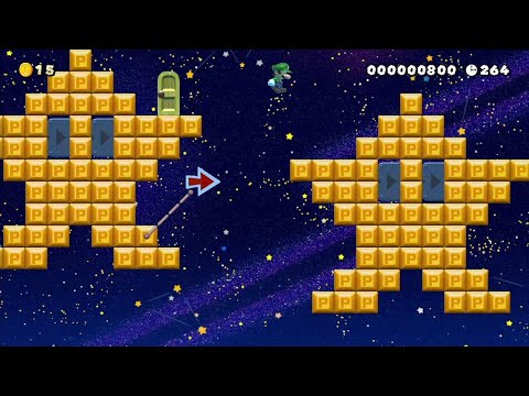 Super Mario Maker 2 - Starshine Stronghold by *alec* - No Commentary