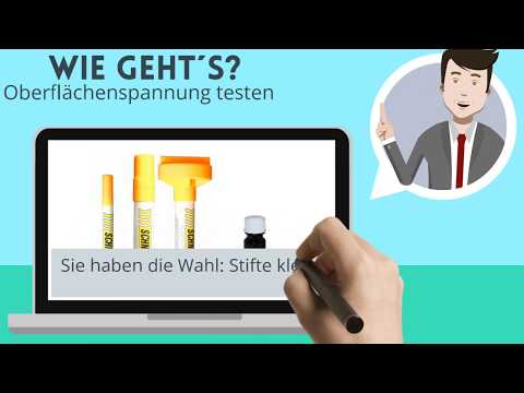 Oberflächenspannungstest - Wie geht das?