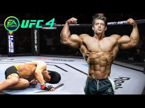 UFC4 Bruce Lee vs Bodybuilder Morph EA Sports UFC 4 PS5