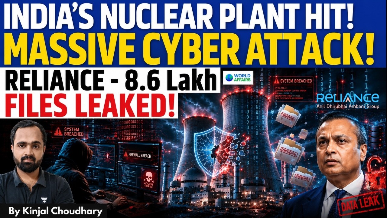 India's Kudankulam Nuclear Plant Hit In Massive Cyber Attack - 8.6 Lakh Reliance Files Leak | Kinjal
