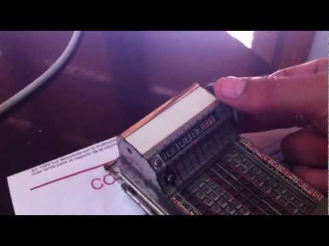 GOLDMANS ARITHSTYLE ADDING MACHINE IN ORIGINAL BOX - YEAR 1911  - CALCULATOR ..