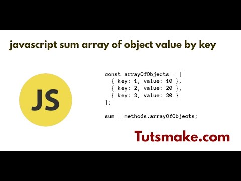 Nodejs Javascript Sum Array Of Object Values