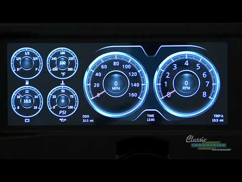First Look! 1973-87 Chevy/GMC C10 Truck Invision Dash System from Auto Meter 7004