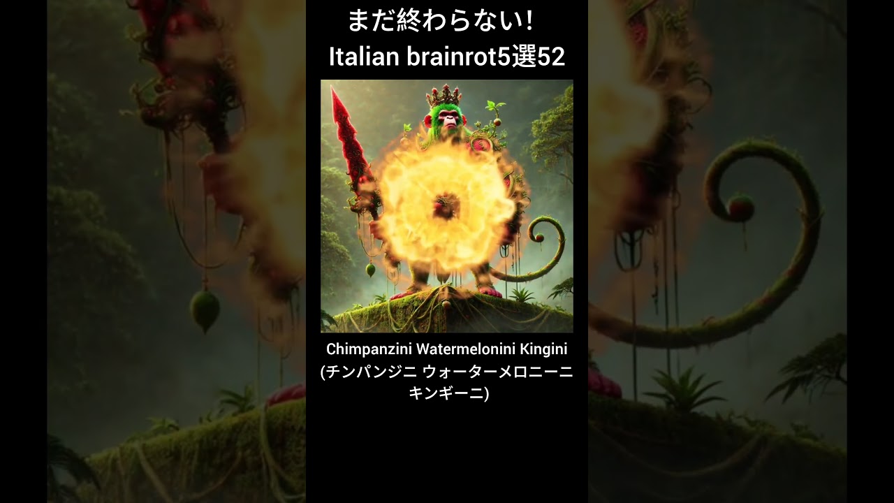 まだ終わらない！ italian brainrot5選52 #italianbrainrot