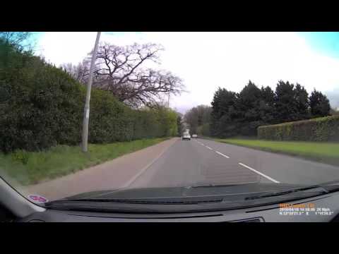 Dash-cam video shows cyclist ride out in front of car in Norwich