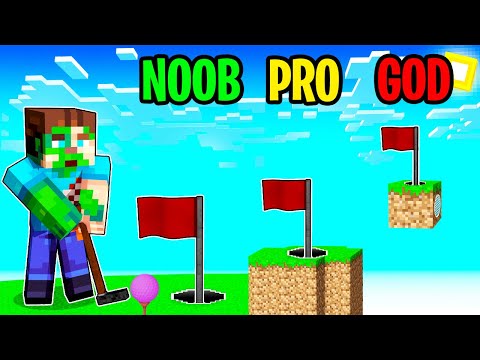 Master the Impossible Minecraft Golf Trickshot!
