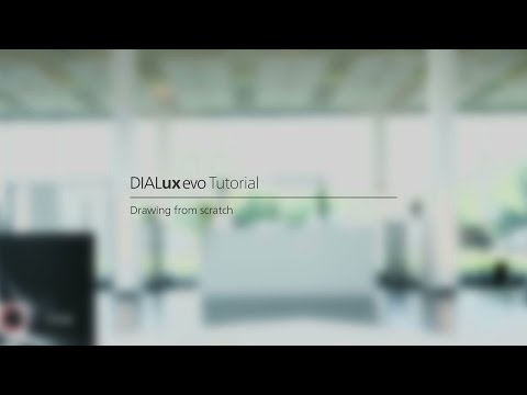 DIALux evo Tutorials for Beginners part 18 — Drawing from scratch