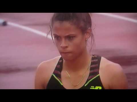 Sydney McLaughlin 7/8/16 - Olympic Trials - 1st in her heat!