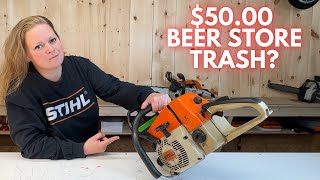 Blown Up Stihl 034 Super For $50    |    PART 1