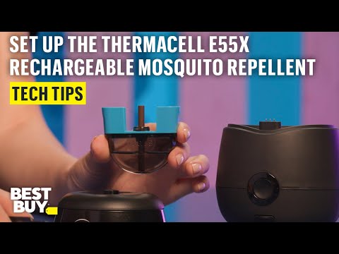 First Use Set Up for the Thermacell E55X Rechargeable Mosquito Repellent – Tech Tips from Best Buy