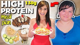 How I EASILY Get in 130g of Protein Everyday | My EXACT Fat Loss Meal Plan
