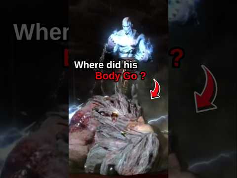 What happened to Zeus’s body after Kratos Killed him ? #shorts #godofwar #kratos