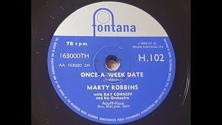 Marty Robbins &#39;Once-A-Week Date&#39; 1957 78 rpm