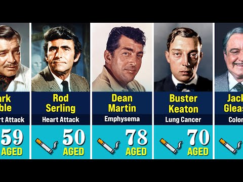 Top 40 WORST SMOKERS in Hollywood history, Here are their stories' files..