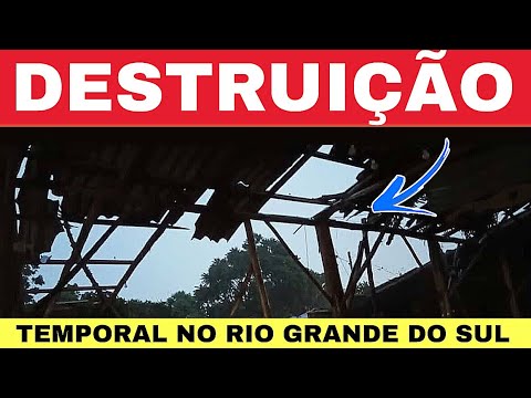 🚨TEMPORAL causa transtornos no RIO GRANDE DO SUL nesta quinta-feira 19/02/26 😱veja 