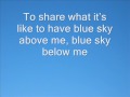 My Poem "Blue Sky"