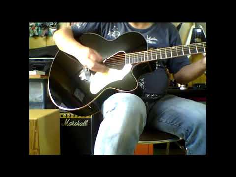 Пример звучания электроакустической гитары Gretsch G5022CBFE Rancher Falcon Black