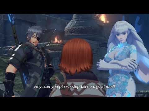 Xenoblade Chronicles 2 Blade Quest Cutscene 40 - Amaryllis (Normal Rex Cloudy Pandoria) (Dahlia)