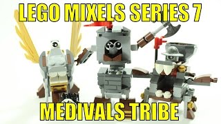 YouTube thumbnail: LEGO MIXELS SERIES 7 MEDIVALS TRIBE CAMILLOT MIXADEL PALADUM OPENING & REVIEW