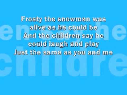 Frosty The Snowman - Lyrics