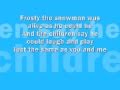 Frosty The Snowman Lyrics