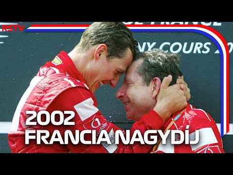 Michael Schumacher megszerzi 5. világbajnoki címét - 2002 Francia nagydíj futam-összefoglaló