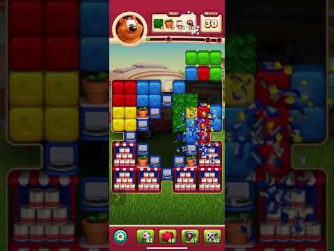 Toon Blast level 4398 - No Boosters