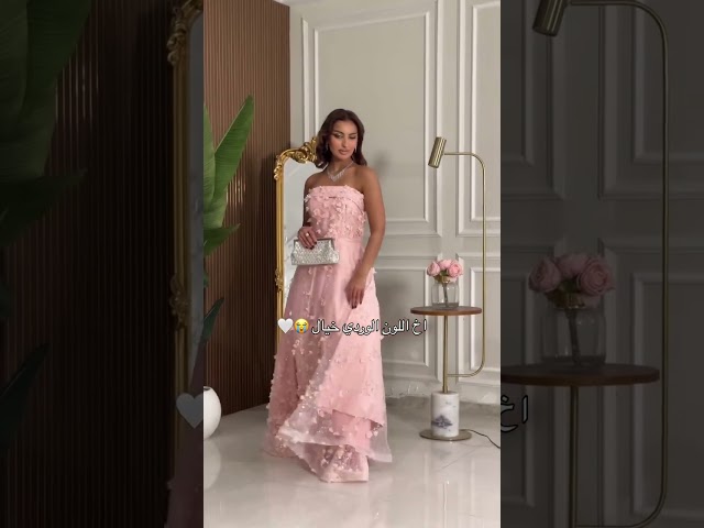 7381-فستان سهره طويل (لونين)