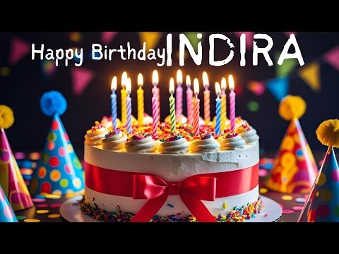 INDIRA BIRTHDAY SONG 🎂🎶, HAPPY BIRTHDAY INDIRA🎂🎉🎁, #indira #birthday #song #fyp #yt #viral #video