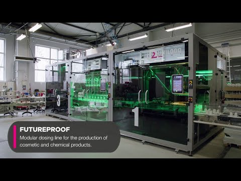 U2 Robotics - Futureproof - flexible robotic production line for cosmetic and chemical products
