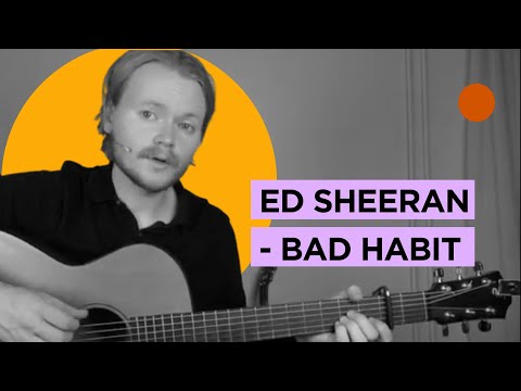 ED SHEERAN - BAD HABIT PÅ GITARR (Del 1)