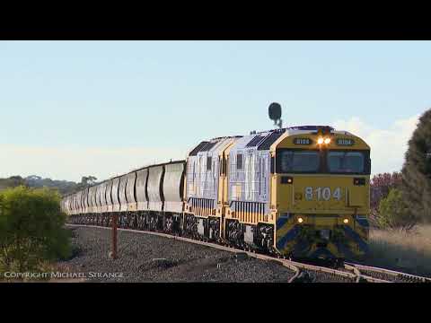 Pacific National 1CK5 Grain Train - PoathTV Australian Railways
