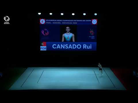 Rui CANSADO (POR) - 2021 Aerobics Europeans, Individual Men final