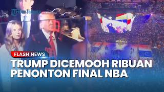 Hadiri Final NBA di Madison Square Garden, Donald Trump Dicemooh Ribuan Penonton di Stadion