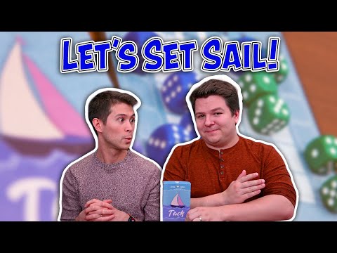 Tack | A 2-Player Dice Movement Game | Adapt to the Wind and Weather! | Kickstarter Preview