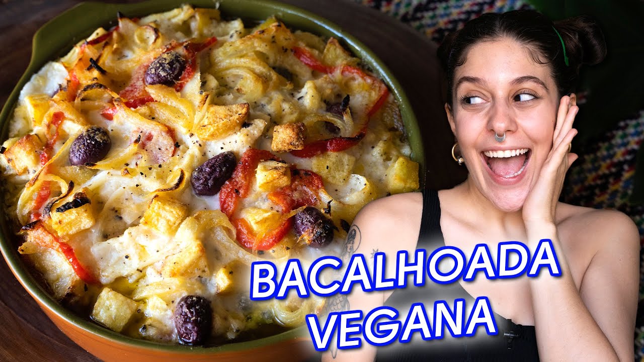 (HUMILHAÇÃO) Bacalhoada VEGANA Pisou na TRADICIONAL (Desfiada e Gratinada) 🤤