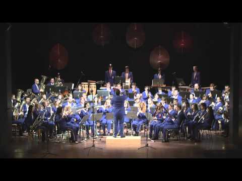 Dechový orchestr mladých ZUŠ Krnov hraje: Rob  Folk - The Police Academy March