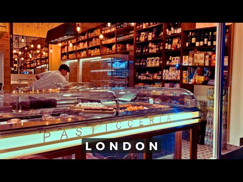Expensive Shopping District of London in Rain | Kensington | London Rain Walking Tour