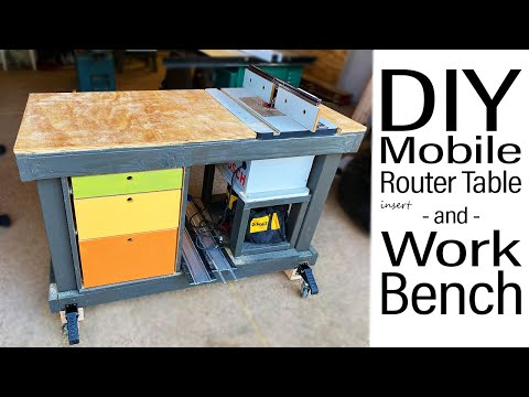 DIY Mobile Router Table and Work Bench | Ep.1  Mobile Work Bench Builds