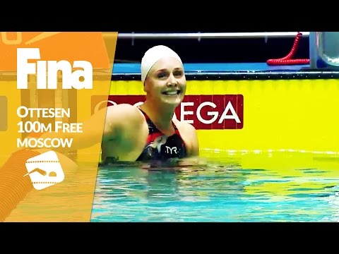 Ottesen also wins in 100m freestyle #3 Moscow