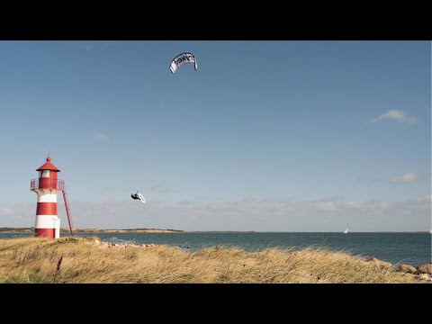 Kiteboarding in Denmark by RACE DRONE