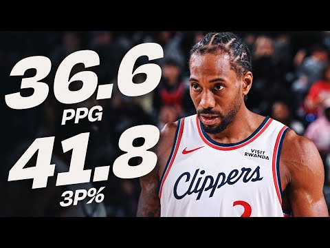 Kawhi Leonard Is On A 7-Game Tear 😤